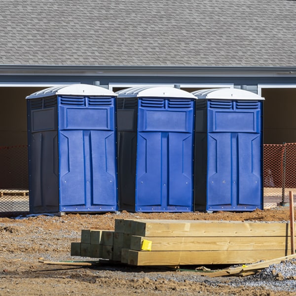 are there any restrictions on where i can place the porta potties during my rental period in Creamery Pennsylvania